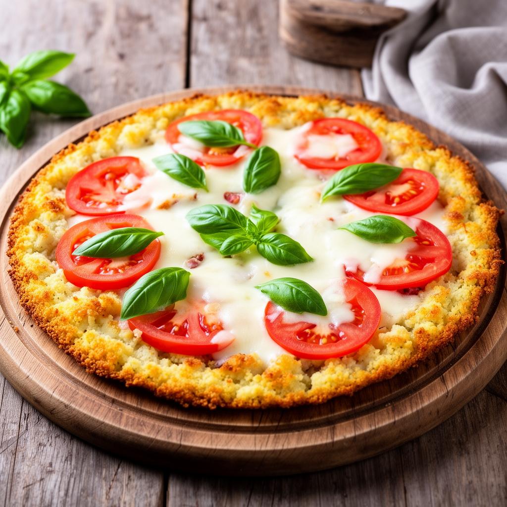 Pizza sem glúten e sem lactose